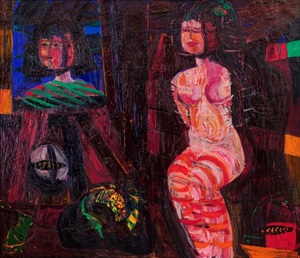 BRUNO CASSINARI - Enrica in the atelier