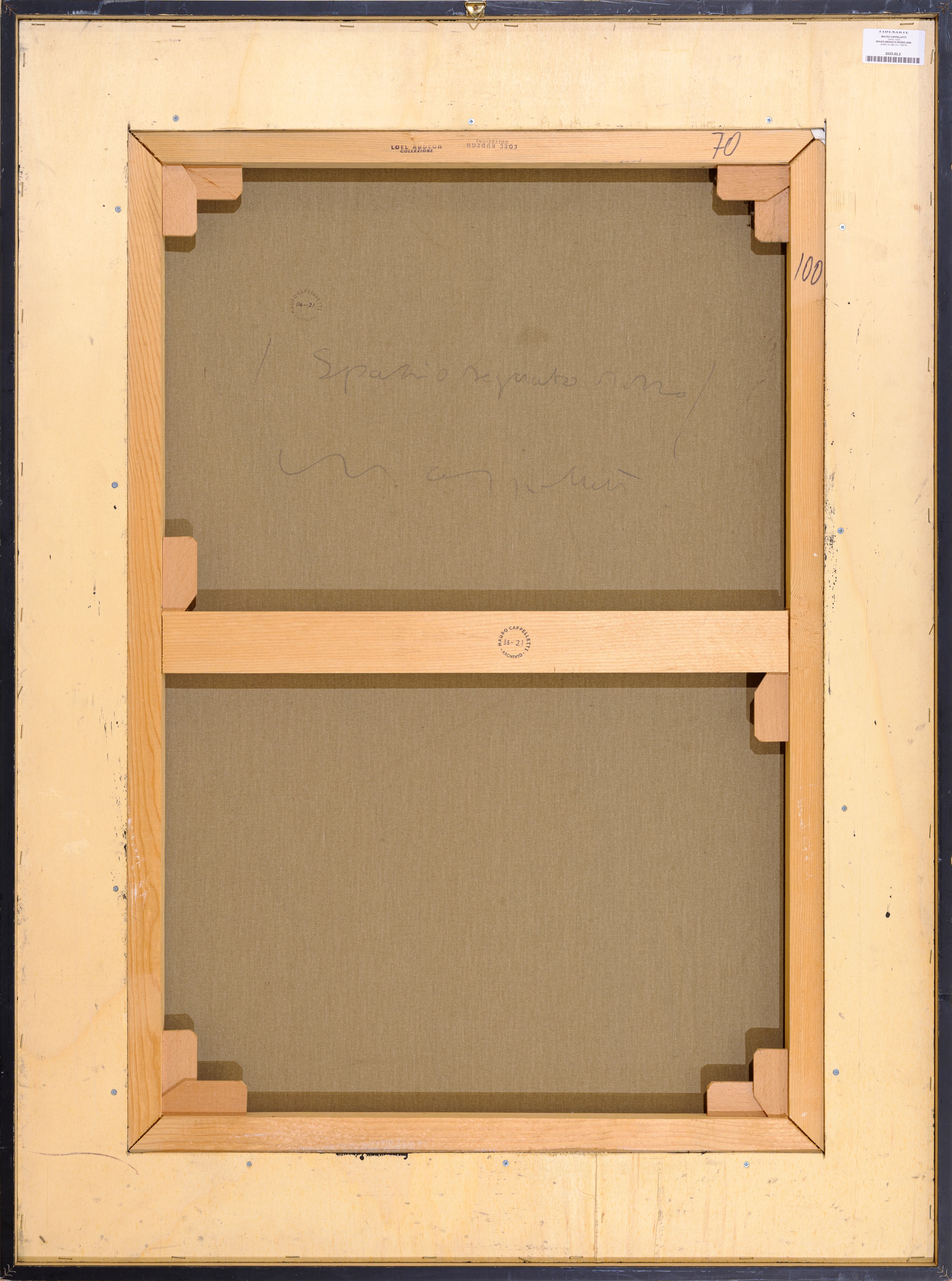 Spazio segnato rosso