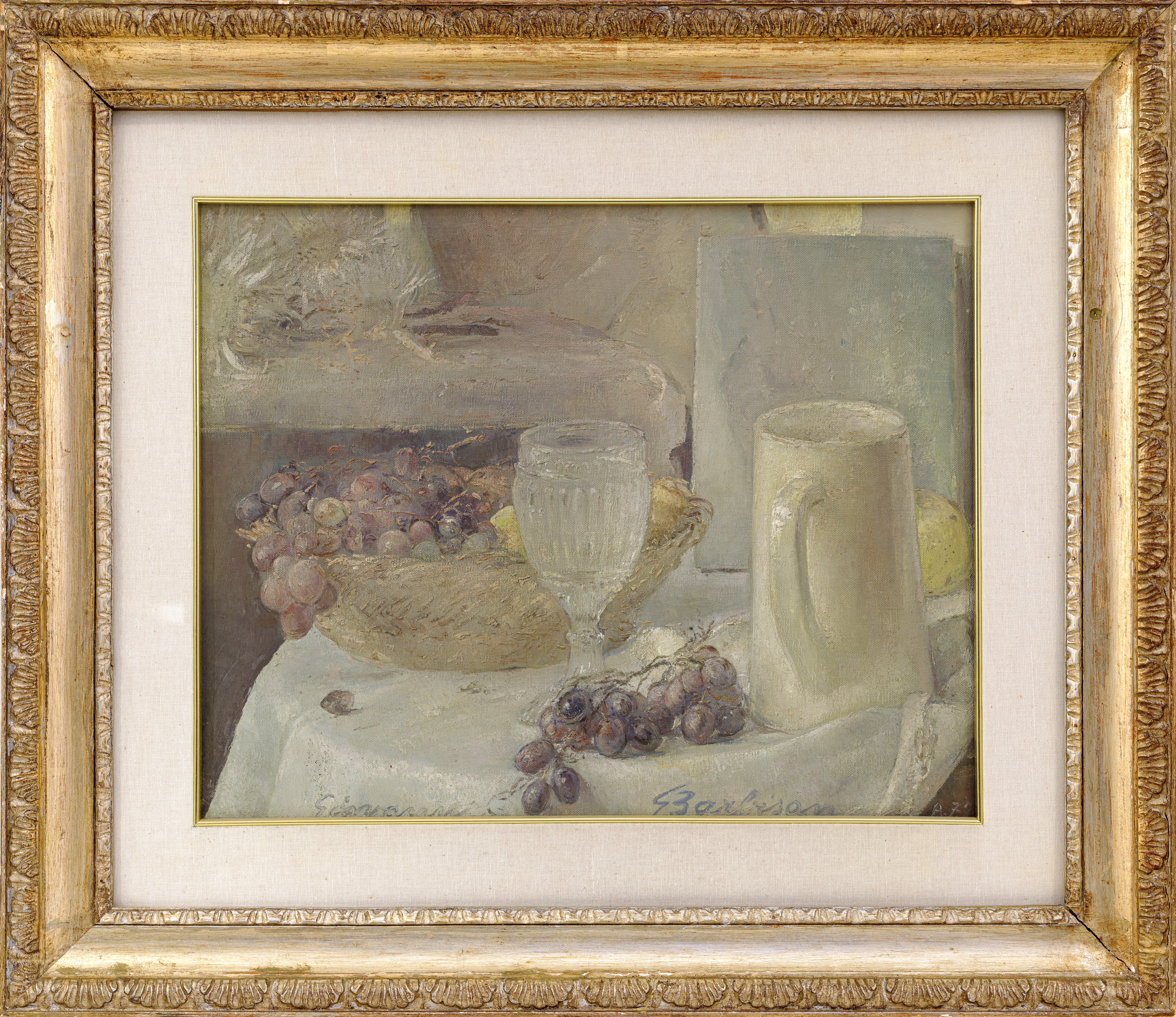 Natura morta con bicchiere