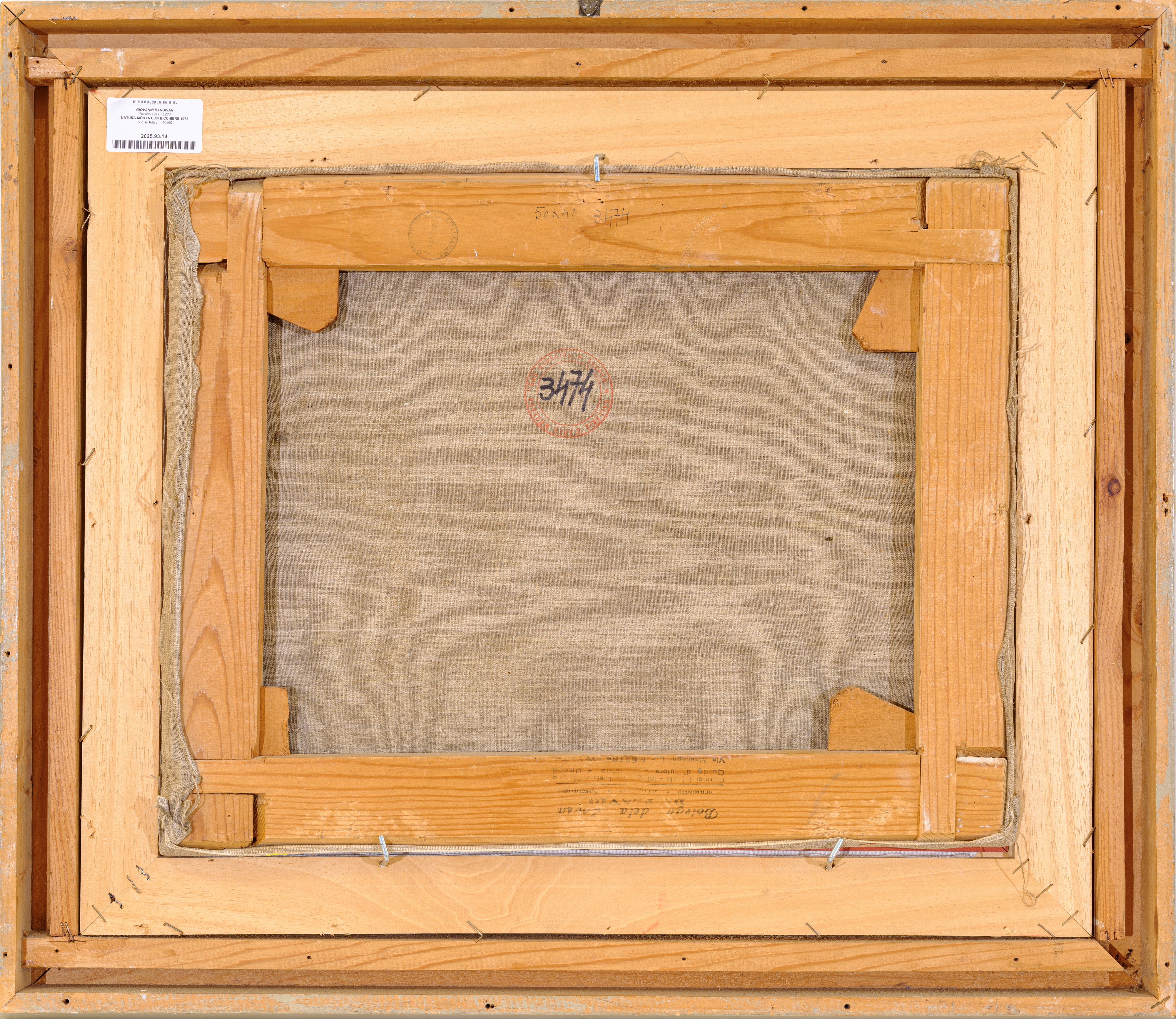 Natura morta con bicchiere