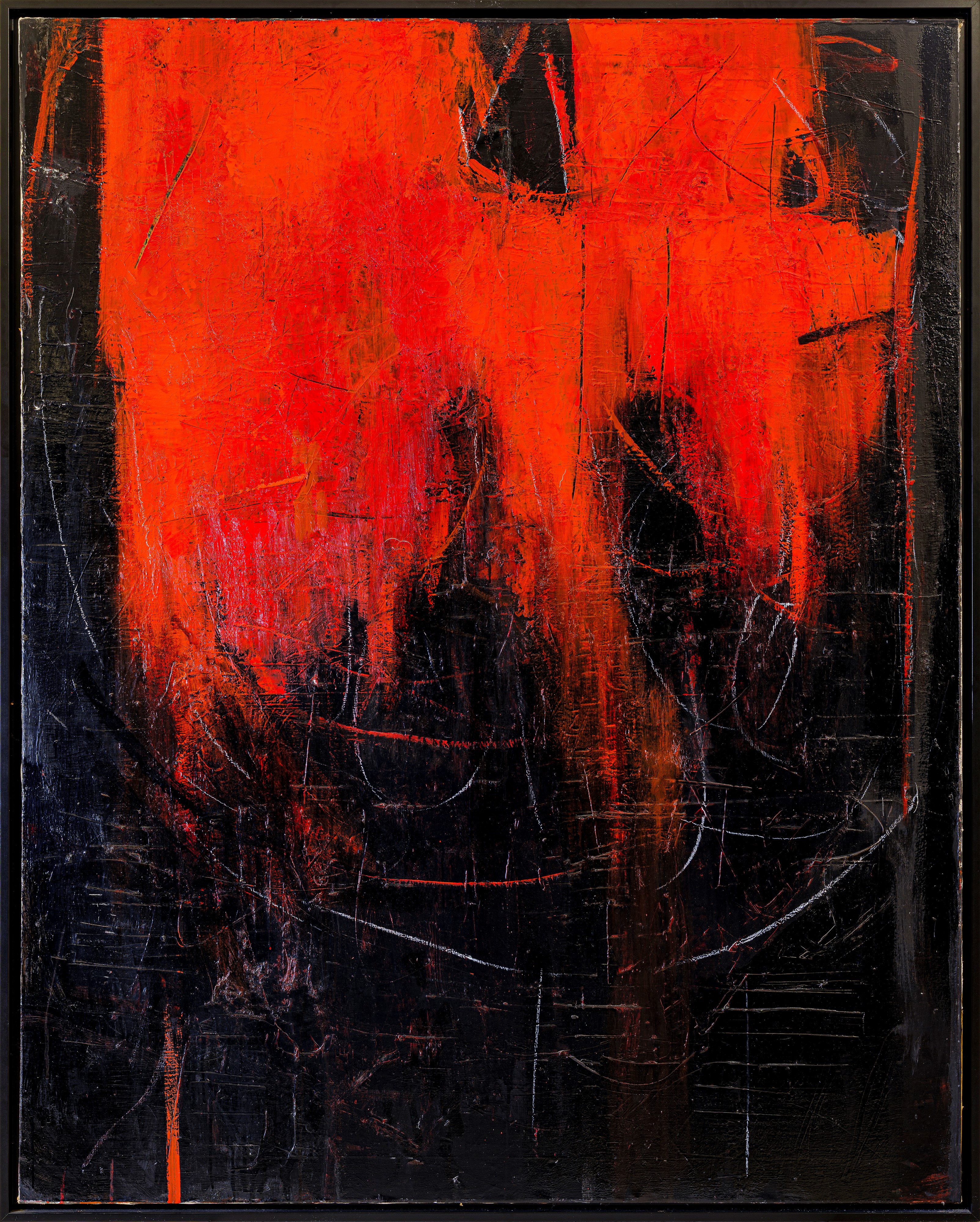 Fessura rosso e nera