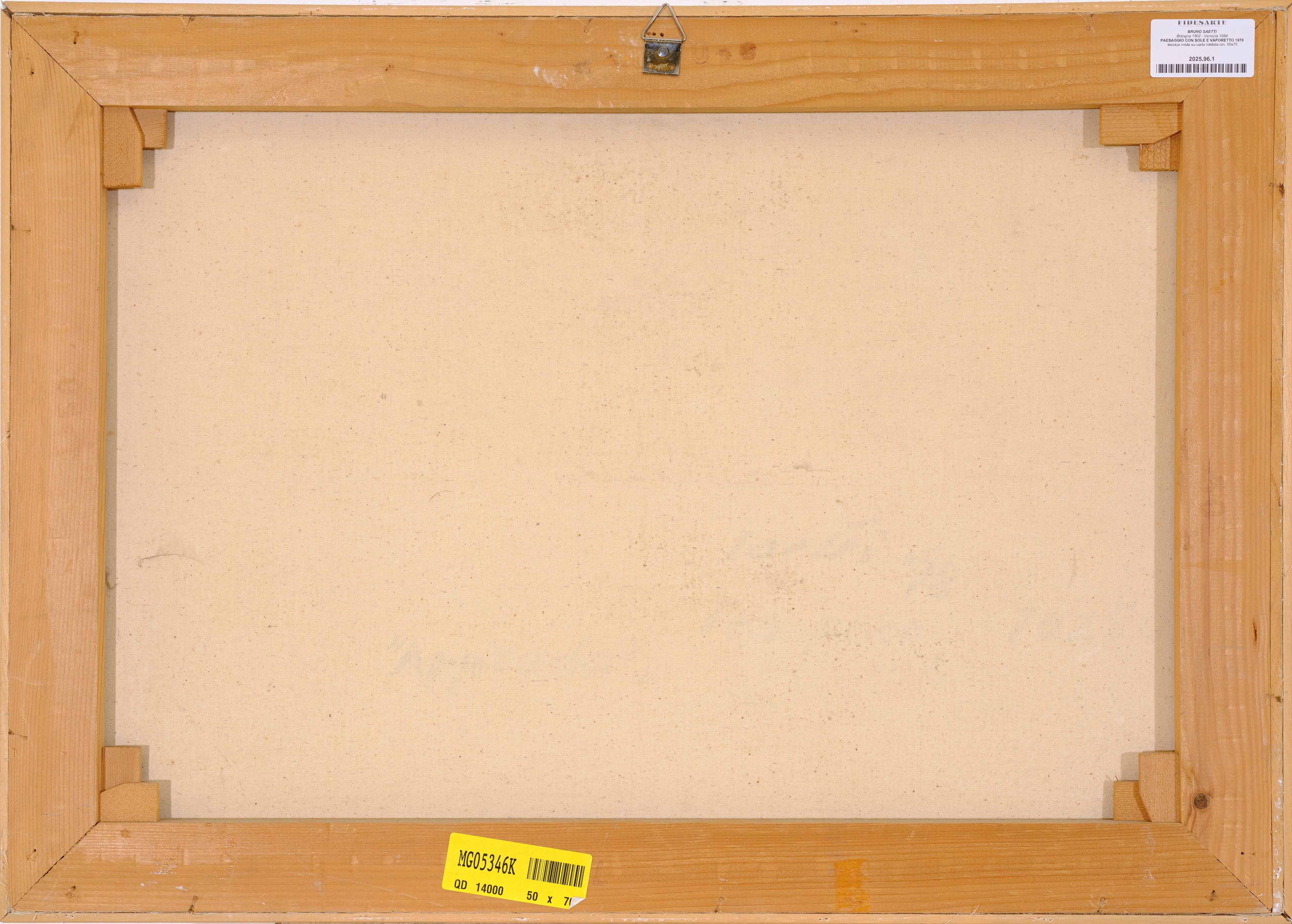 Paesaggio con sole e vaporetto