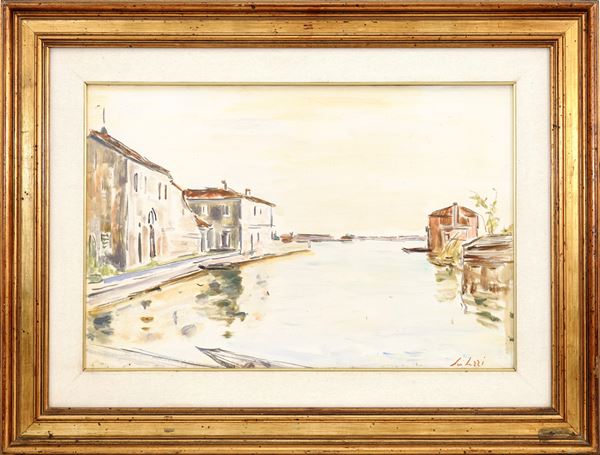 FIORAVANTE SEIBEZZI - Paesaggio lagunare