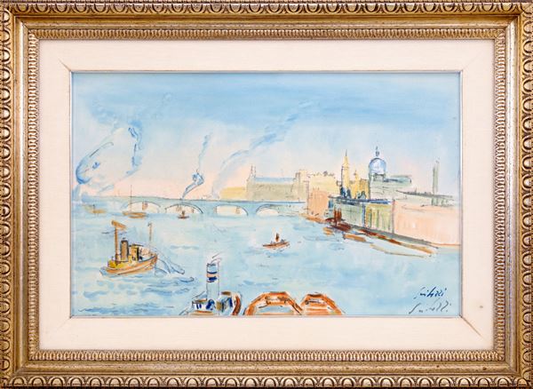 FIORAVANTE SEIBEZZI - Paesaggio lagunare