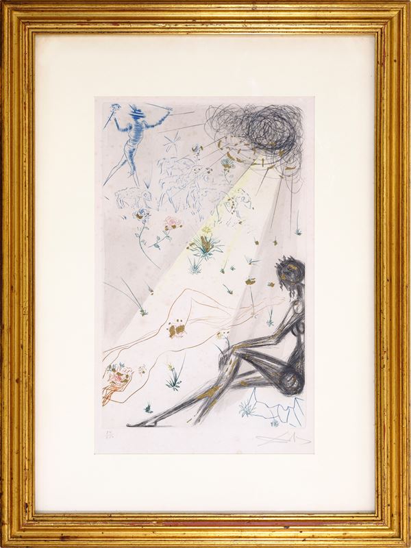SALVADOR DALI' - La ragazza di Gerusalemme (Cantico dei Cantici)