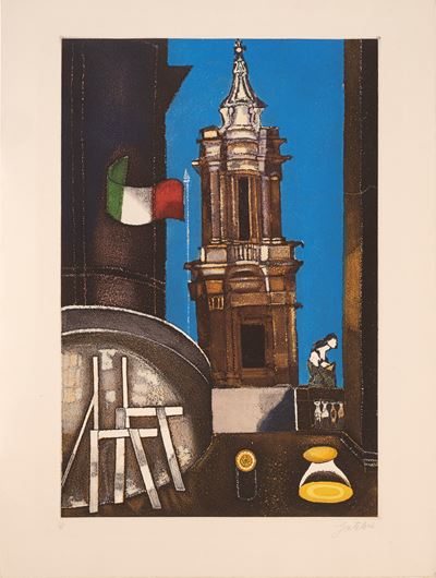 Quirinale, acquaforte e acquatinta (es. 57/90)