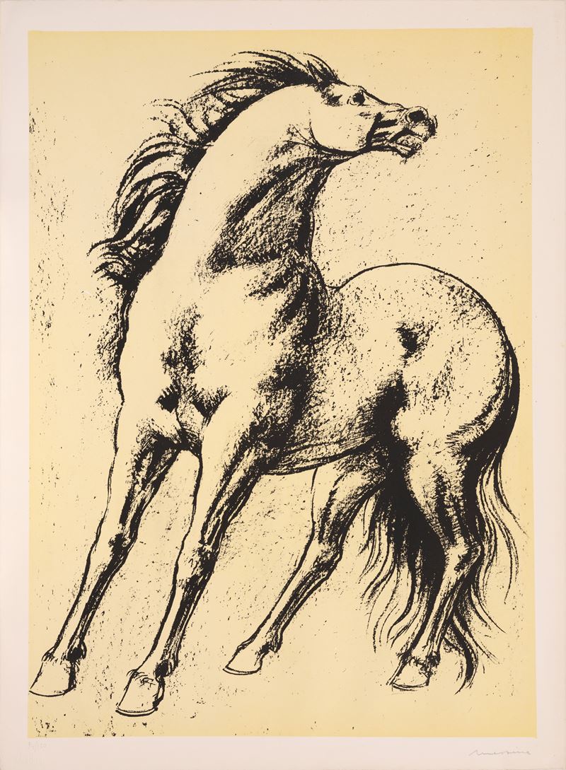 Francesco Messina - Cavallo, serigrafia (es. 94/120)