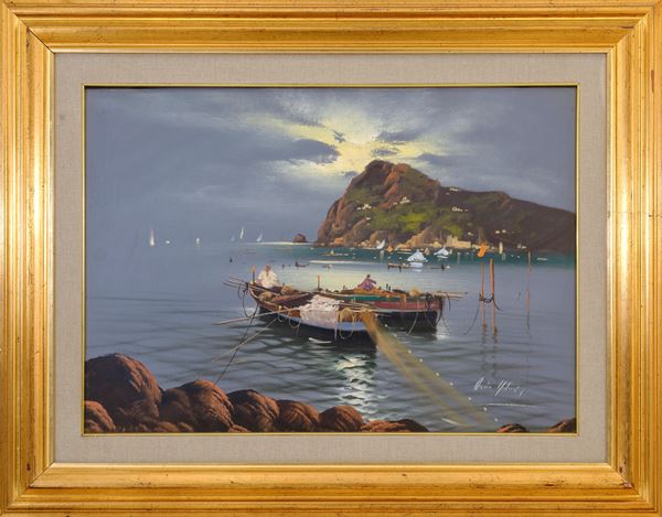 MARIO GALANTI - Paesaggio marino