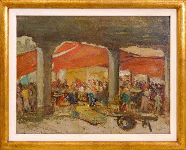 LUIGI KOFLACH - Mercato del pesce a Chioggia