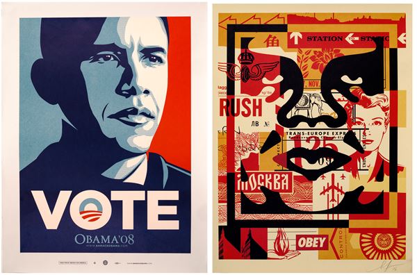 FRANK SHEPARD FAIREY - Vote - Obey