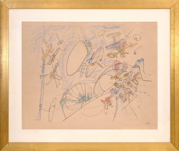 ROBERTO SEBASTIAN   MATTA - Meccanismo surrealista