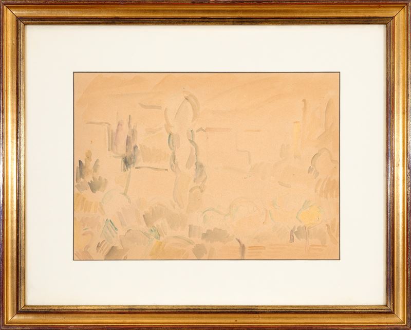 Paesaggio dallo studio