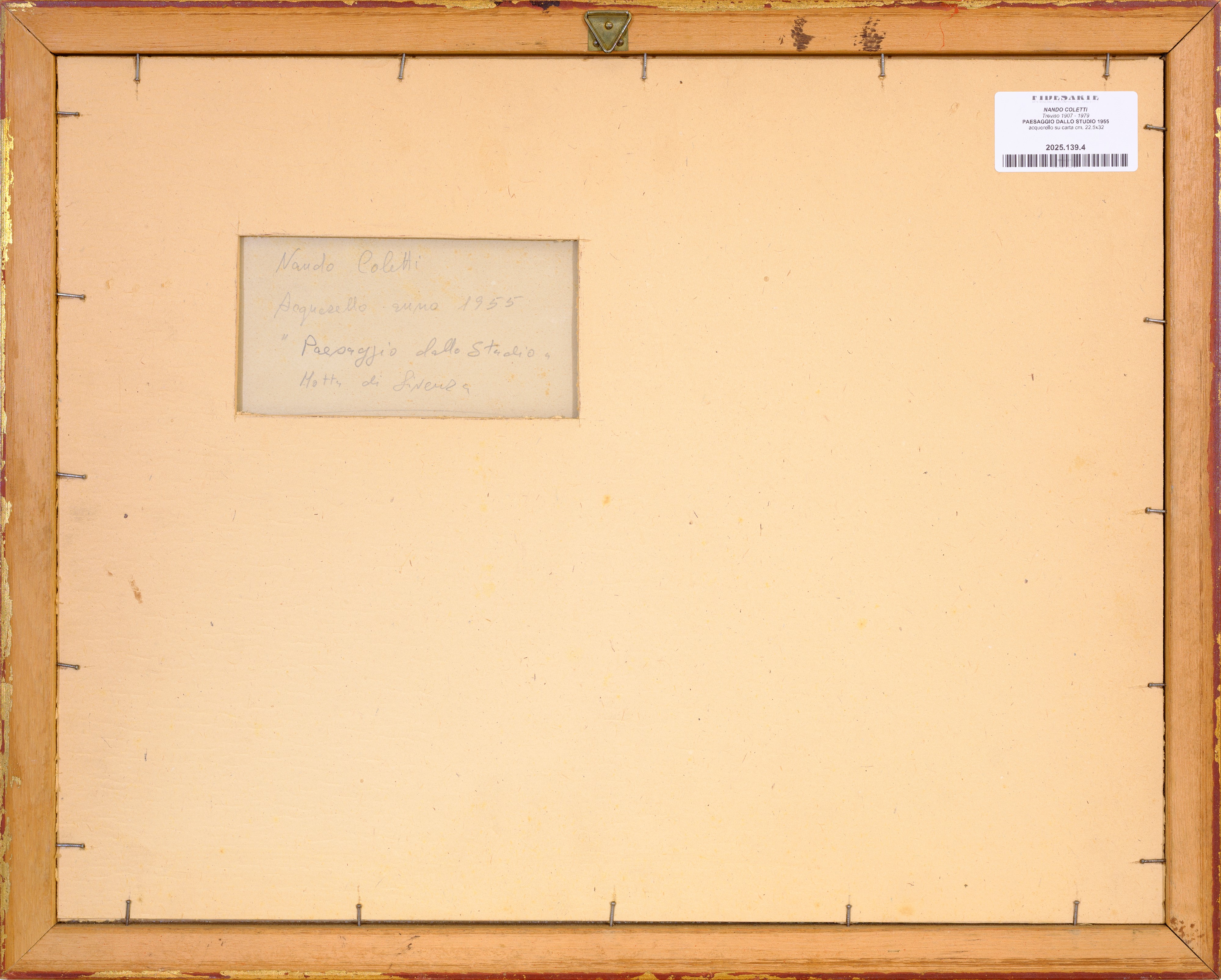 Paesaggio dallo studio