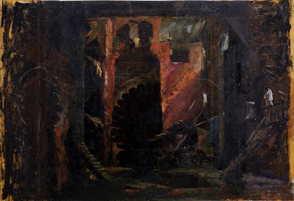 MARIANO FORTUNY MADRAZO - La torre di Klingsor dal ciclo Wagneriano