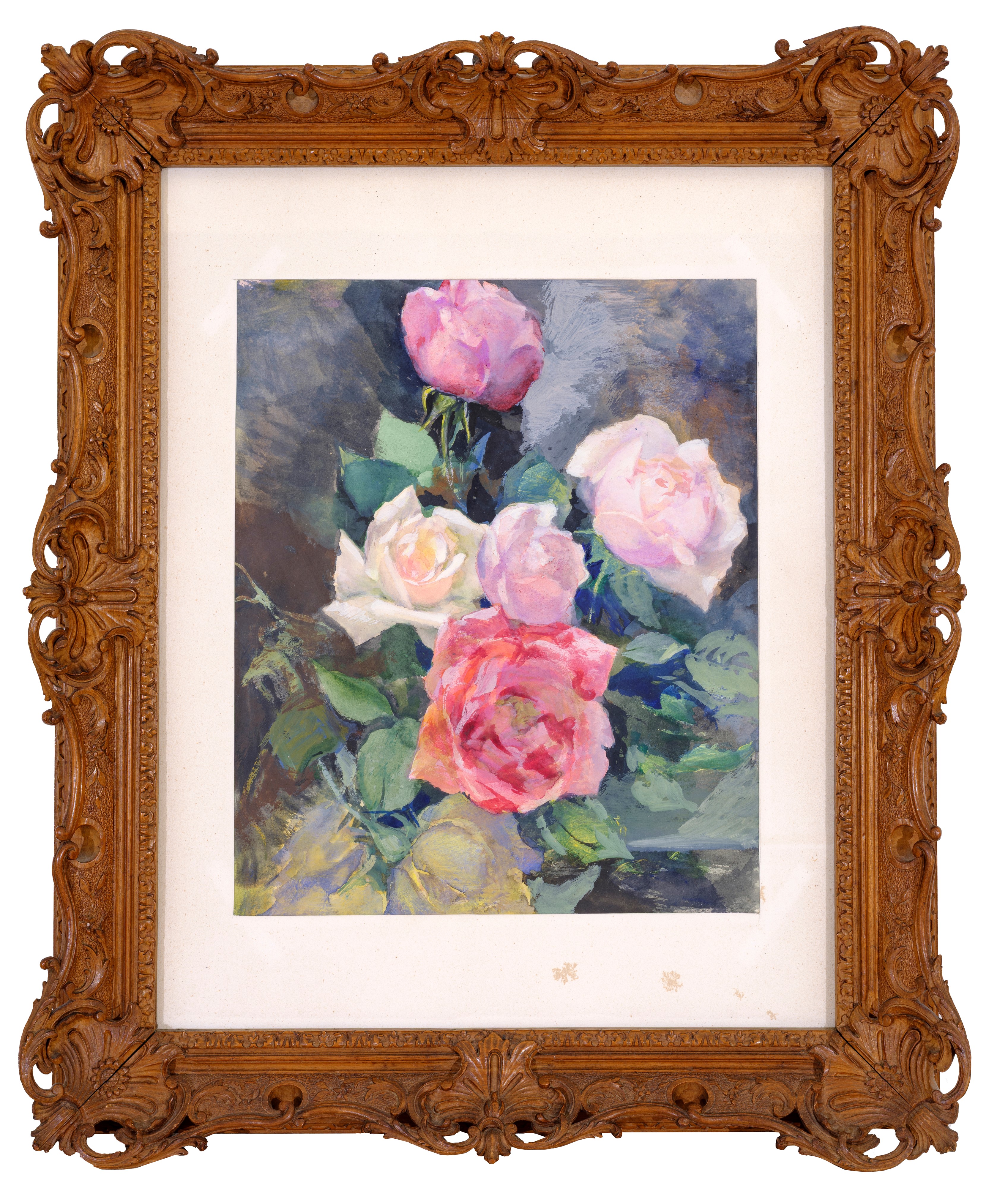Mariano Fortuny Madrazo - Gruppo di rose variopinte