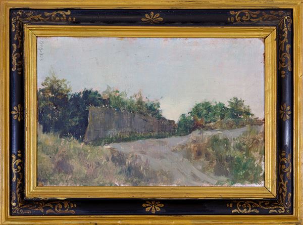 MARIANO FORTUNY MADRAZO - La fucina vista attraverso due strade