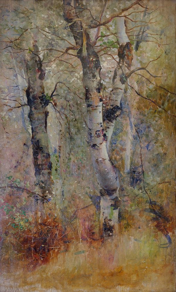 MARIANO FORTUNY MADRAZO - Birch forest