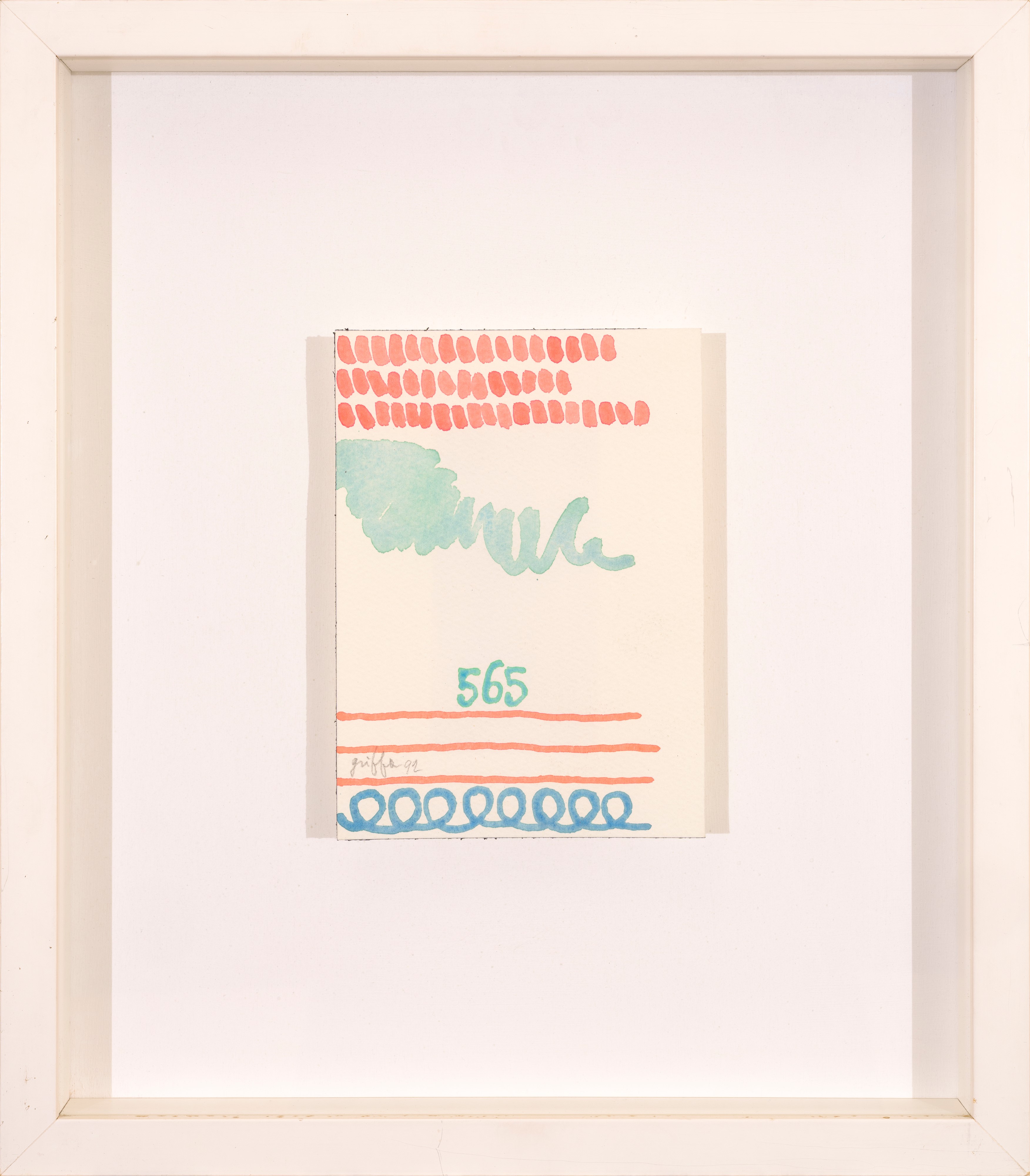 Tre linee con arabesco n. 565