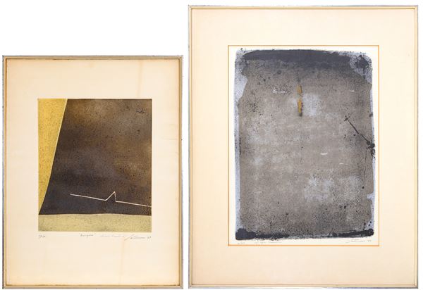 GIUSEPPE SANTOMASO - Enigma 1968 - senza titolo 1965