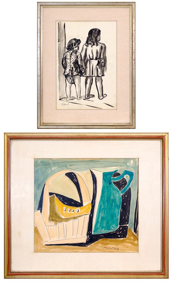 ANTONIO  MORATO - Figure - Composizione 1946