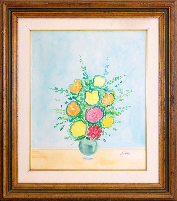 FIORAVANTE SEIBEZZI - Vaso di fiori