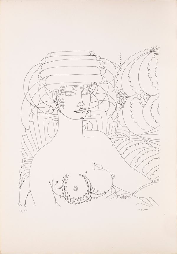 TONO ZANCANARO : Selinunte  - lot of 5 lithographs edition 50 copies - Auction Asta a tempo di multipli d'Autore - Fidesarte - Casa d'aste