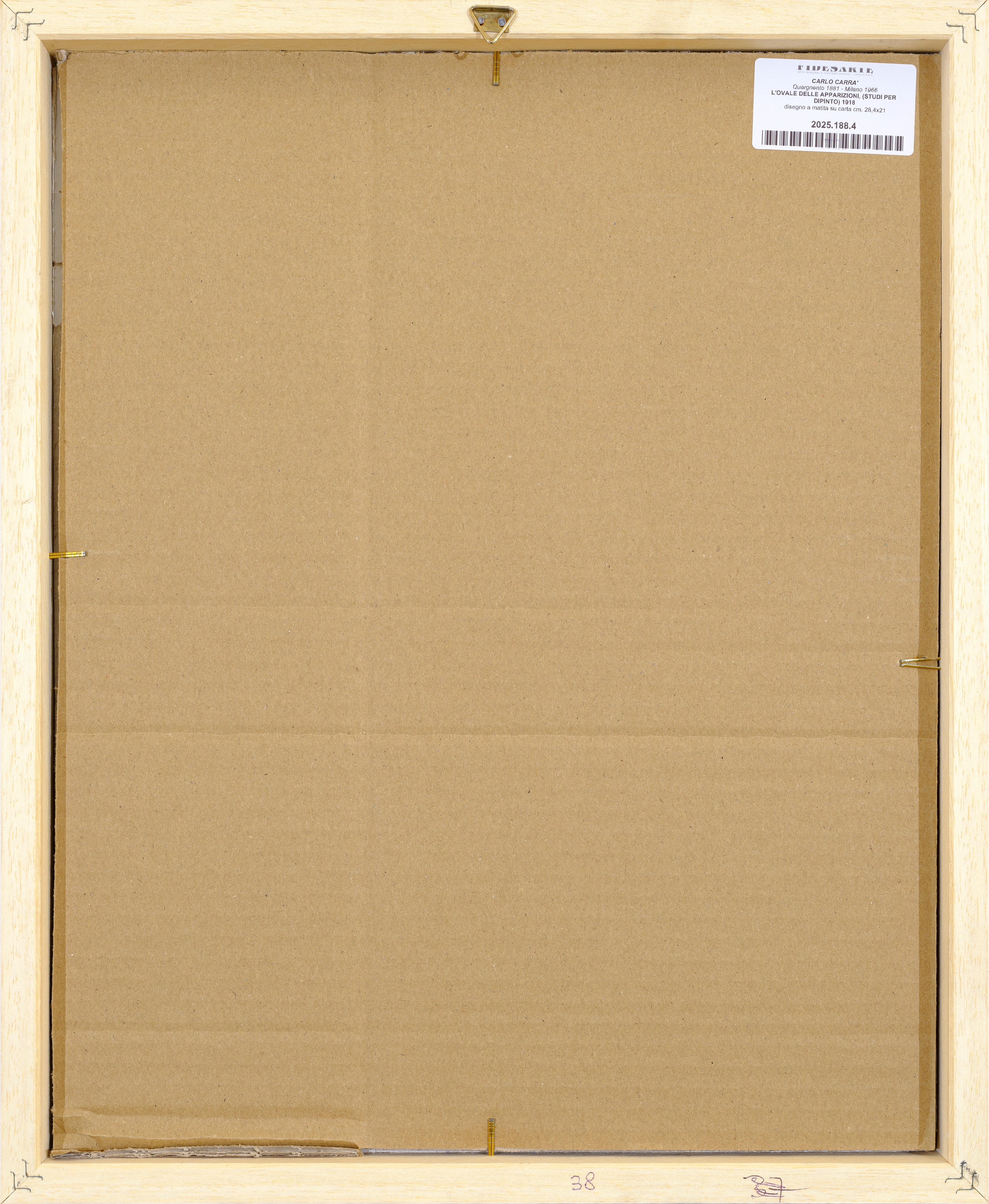 L'ovale delle apparizioni, (studi per dipinto)