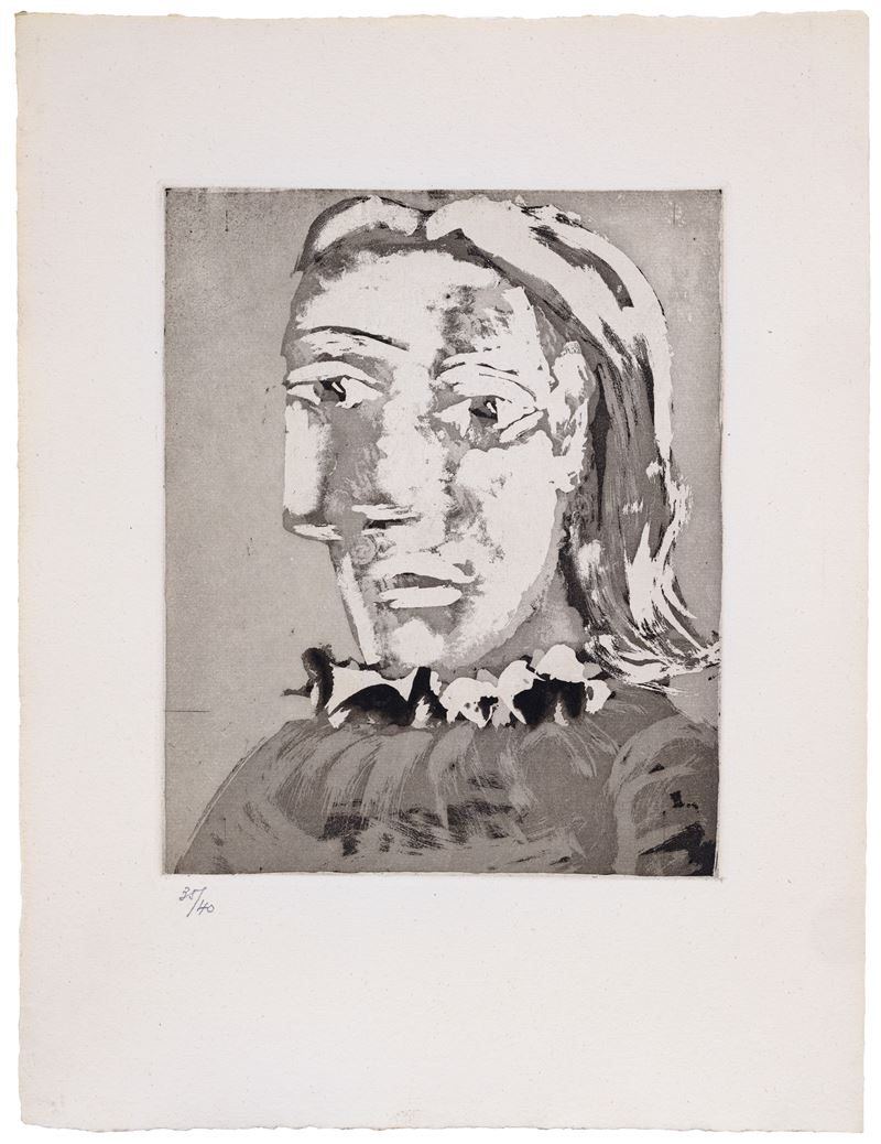 Portrait de femme au col en ruché: Marie-Thérèse