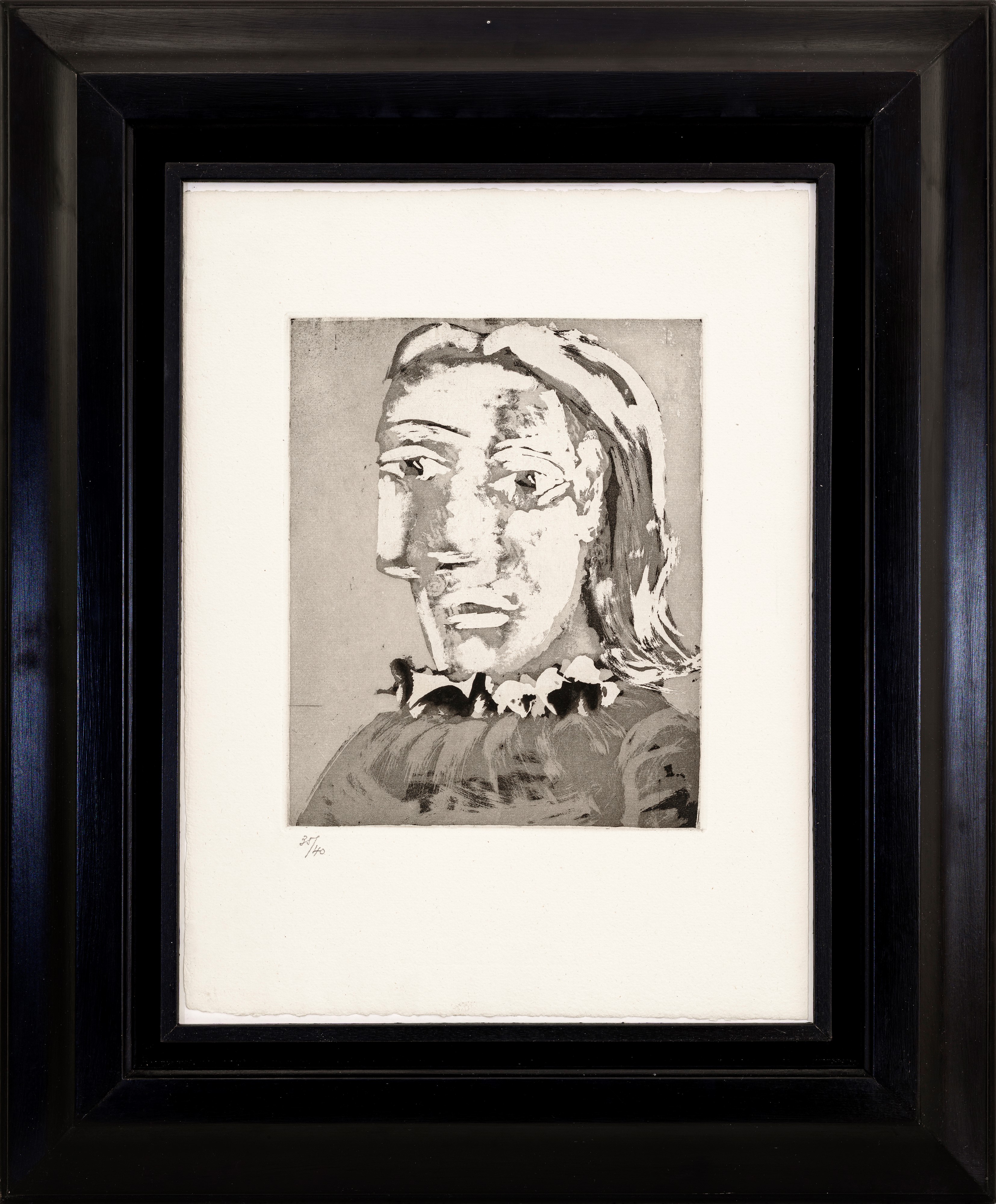 Portrait de femme au col en ruché: Marie-Thérèse