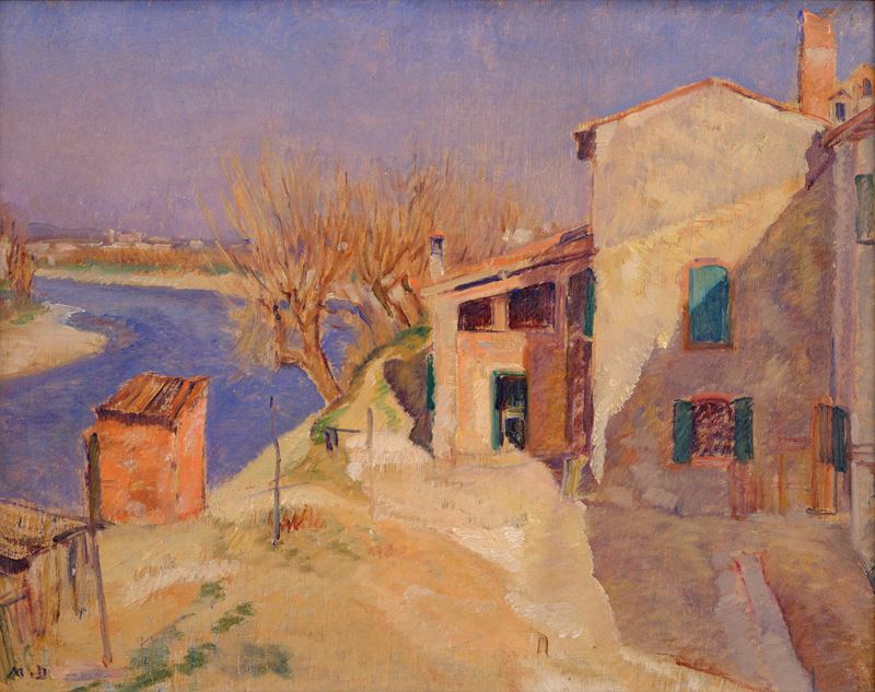 Il Bacchiglione d'inverno