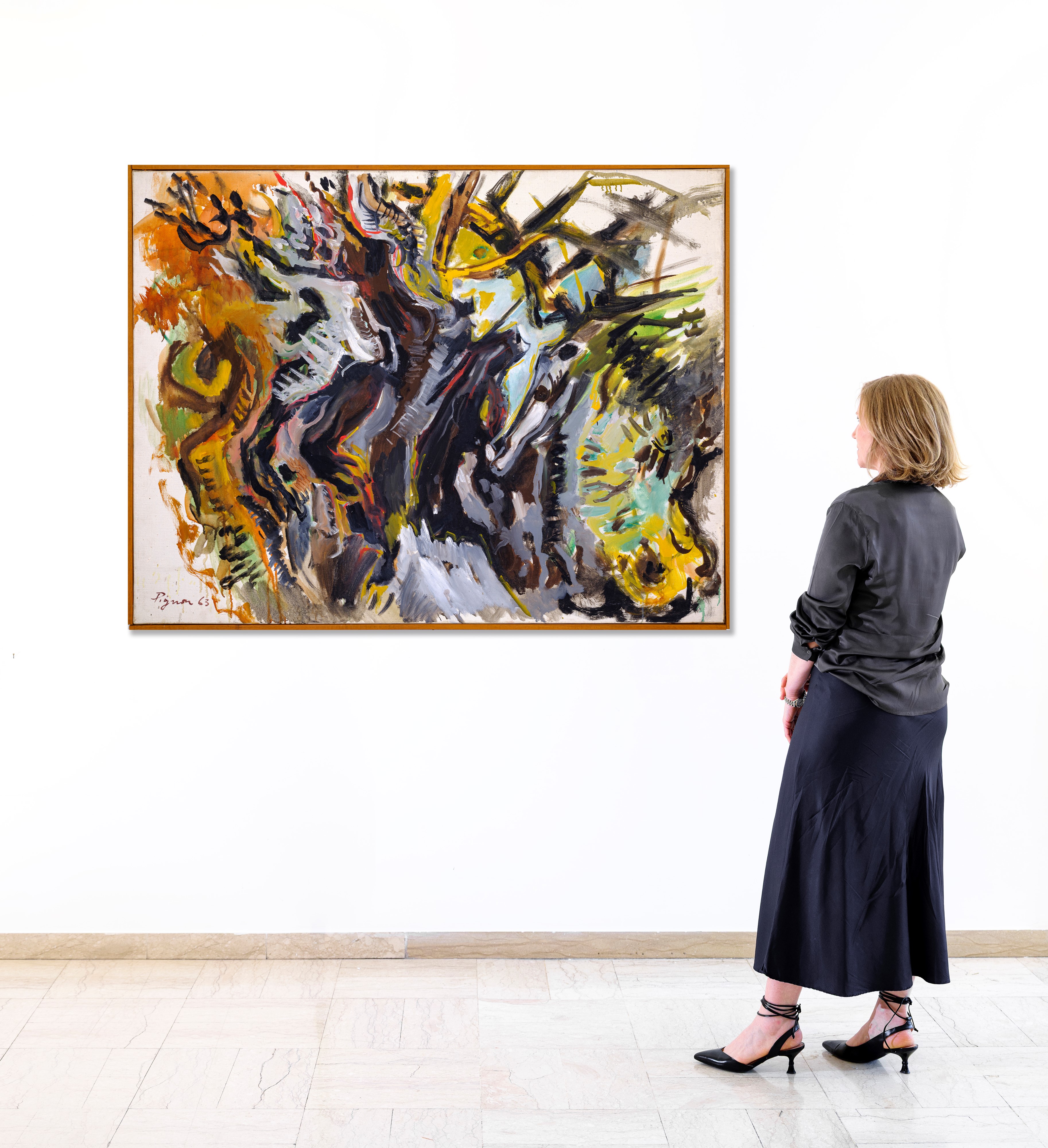 Le Tronc de l'olivier noir