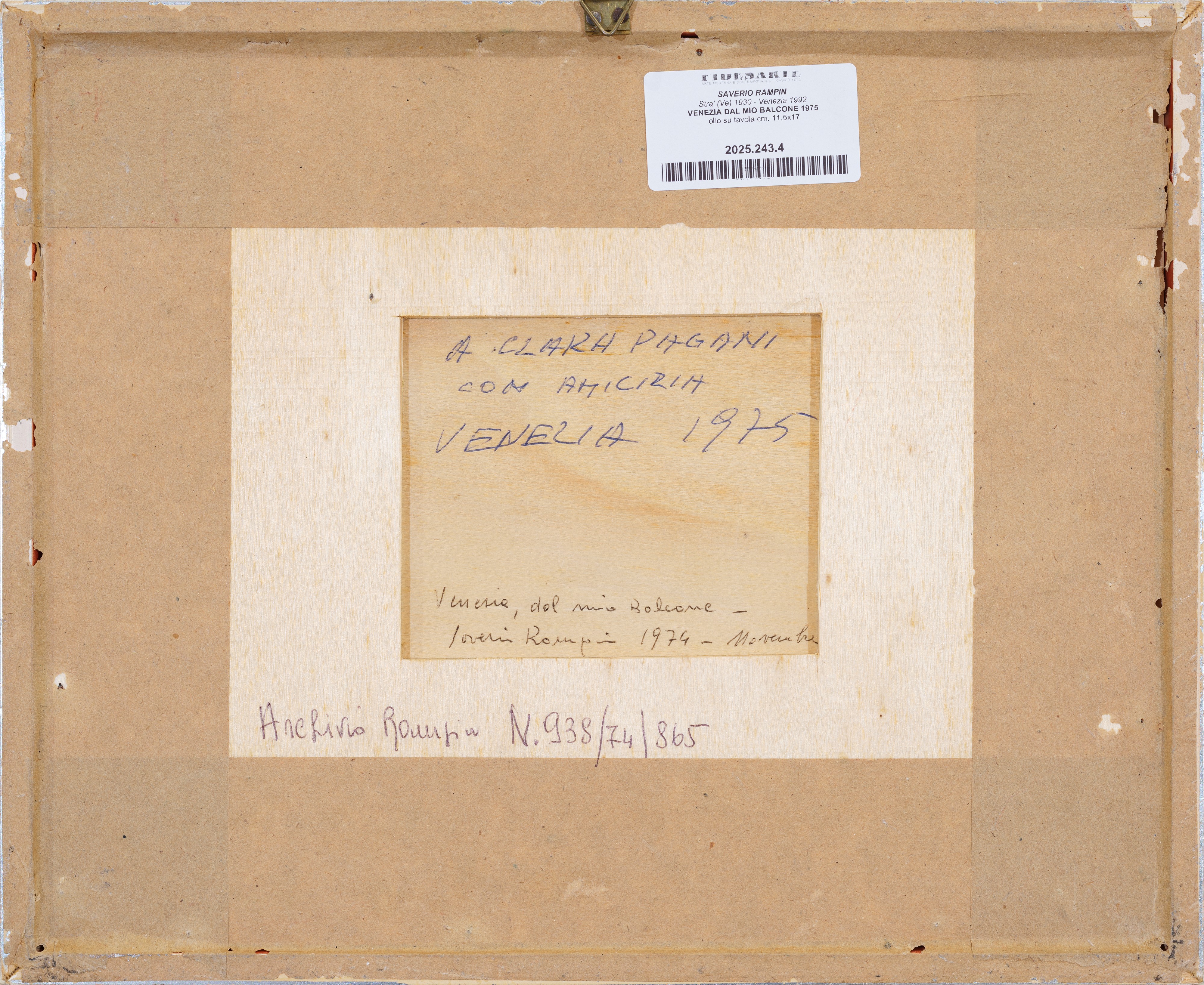 Venezia dal mio balcone