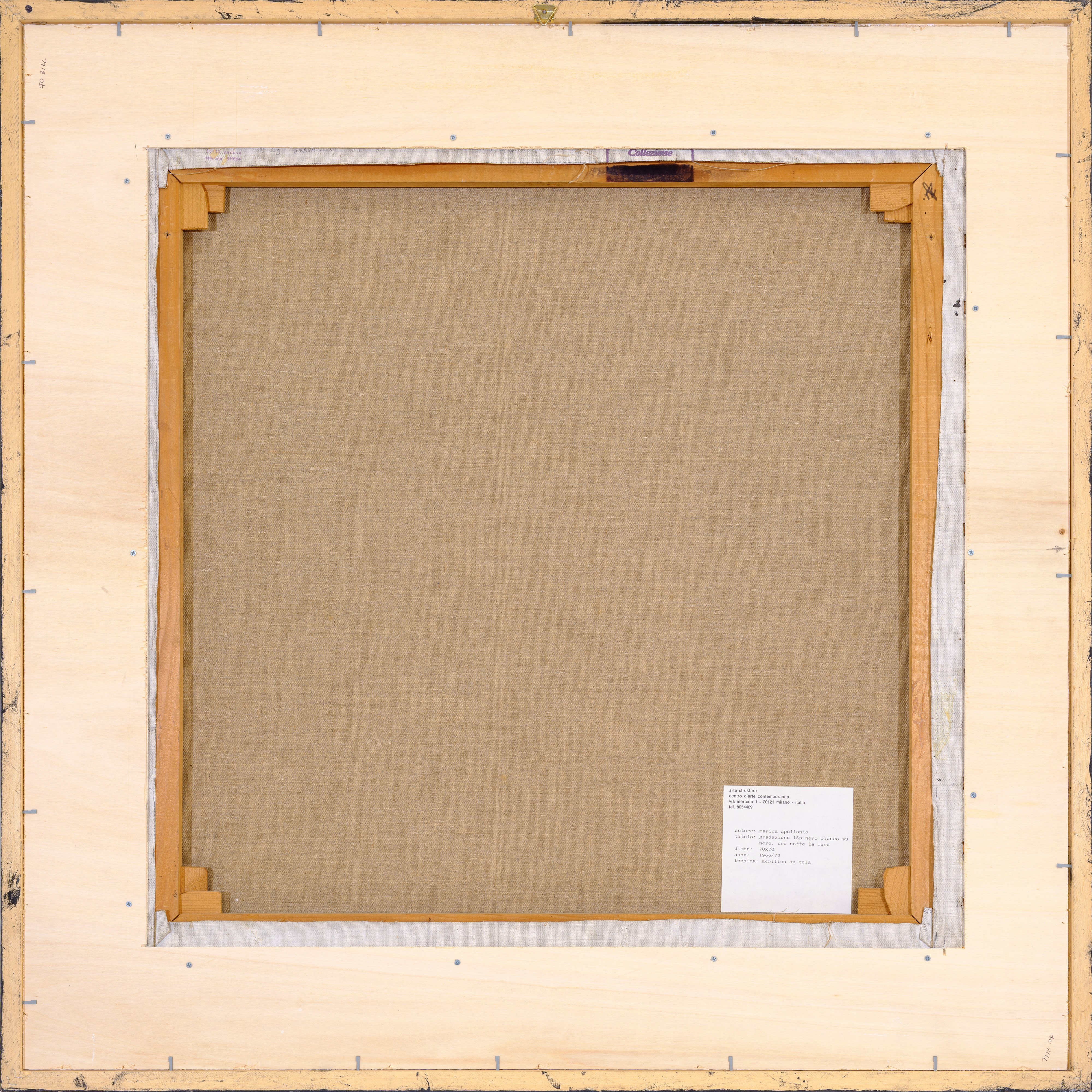 Gradazione n° 43 15P Nero Bianco su Nero