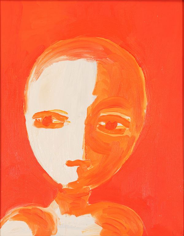 VIRGILIO GUIDI - Head red background
