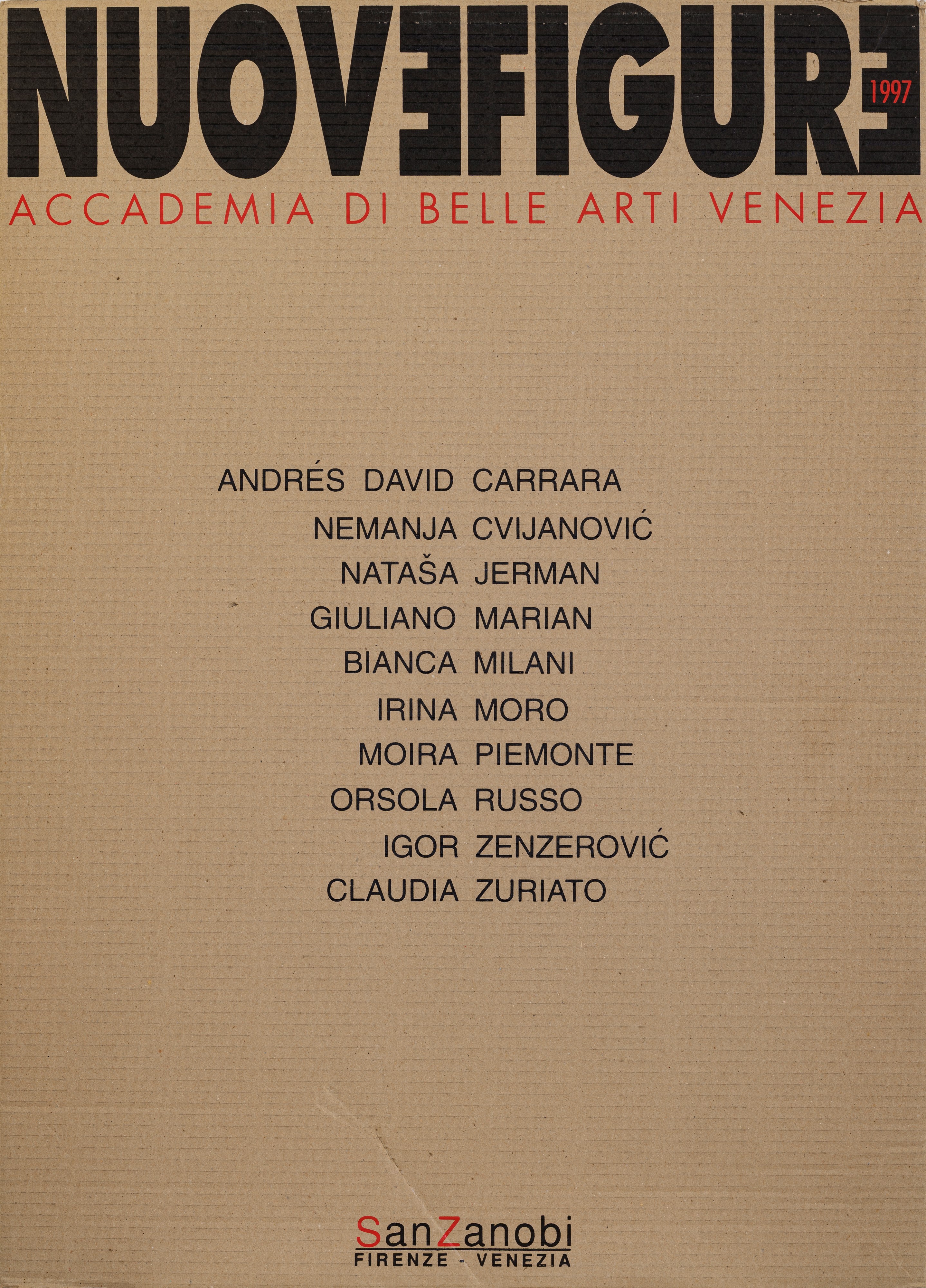 Nuove figure, accademia di belle arti Venezia