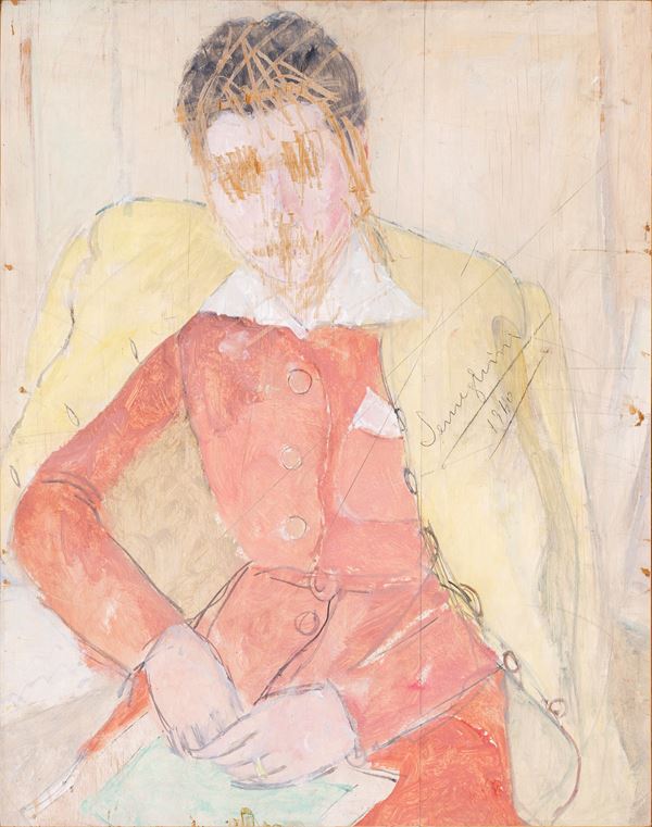 PIO SEMEGHINI - Sitting girl