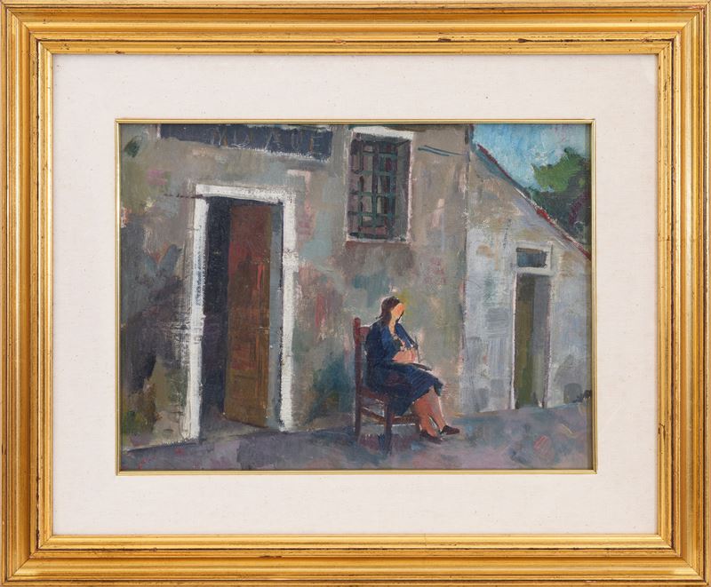 Burano, davanti a casa