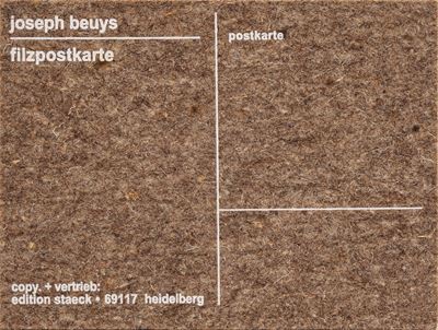 Filzpostkarte (cartolina di feltro, open edition)