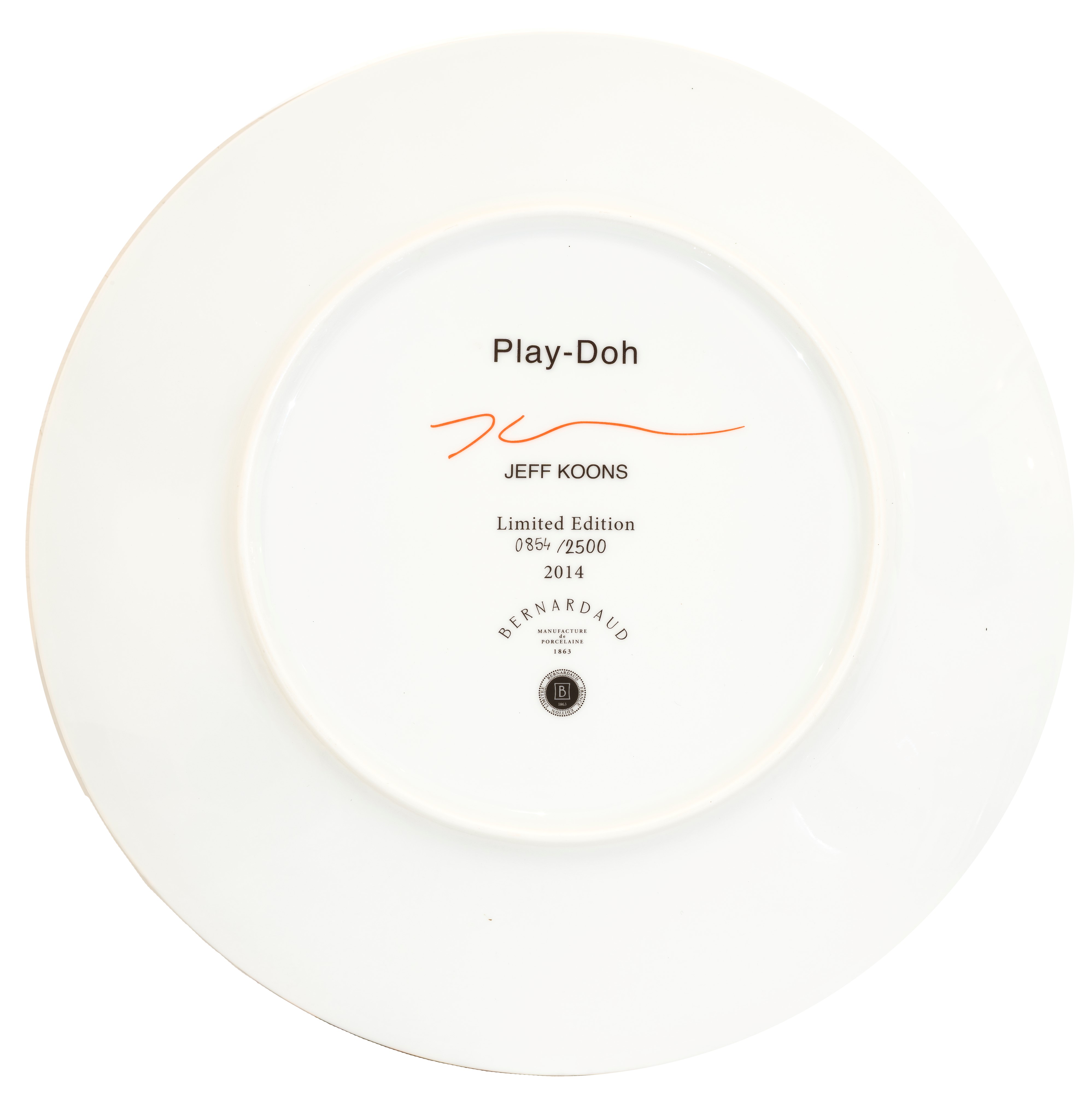 Jeff Koons - Play-Doh, multiplo in ceramica dipinta (ed. 854/2500), 2014