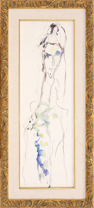 Figura, olio su tela