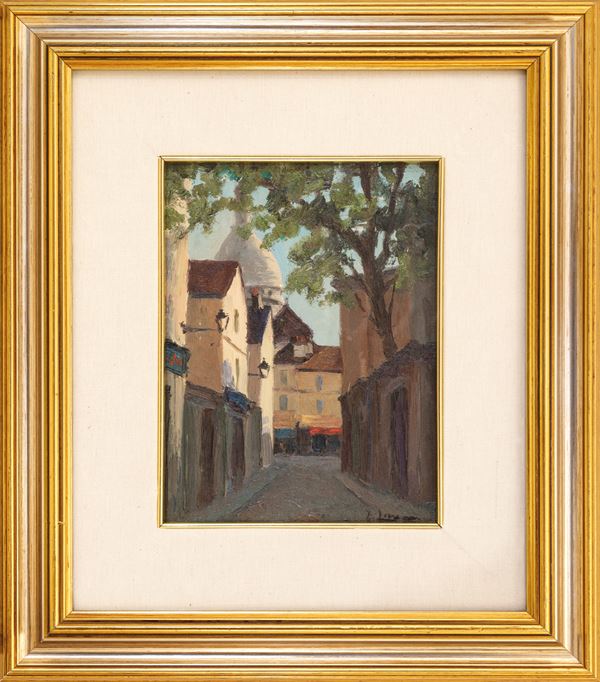DINO LANARO - A street in Montmartre