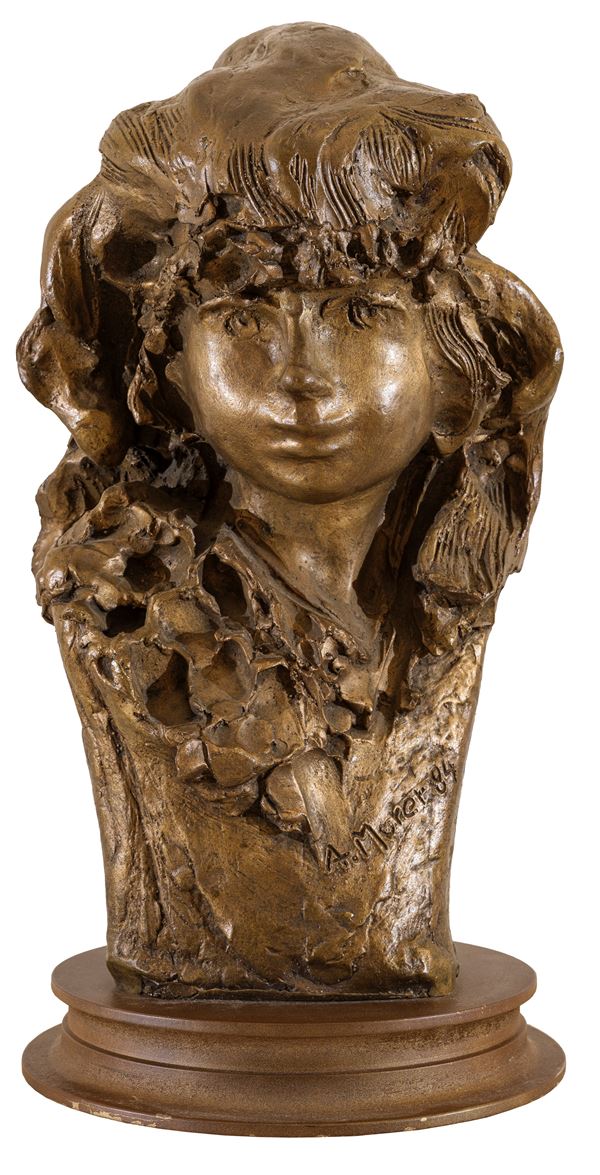 AUGUSTO MURER - First melancholies (face of a young girl)