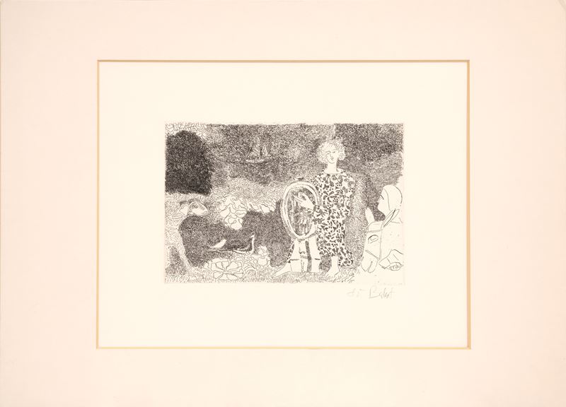 Corrado Balest - Soggetti vari (lotto di acqueforti e litografia)