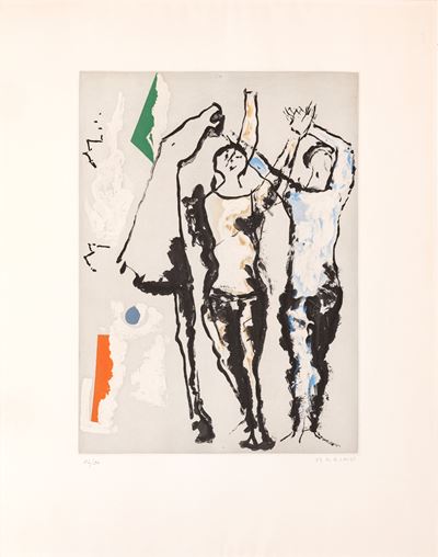 Immagine, acquaforte e acquatinta (es. 52/90), 1977