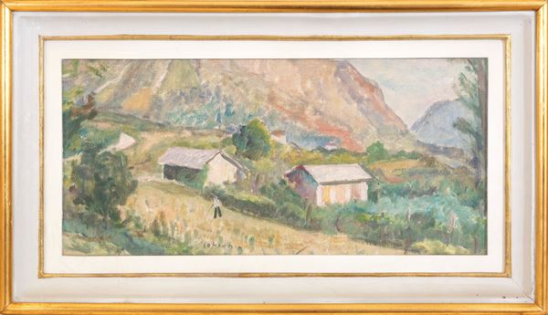 LUIGI  COBIANCO - Mountain landscape