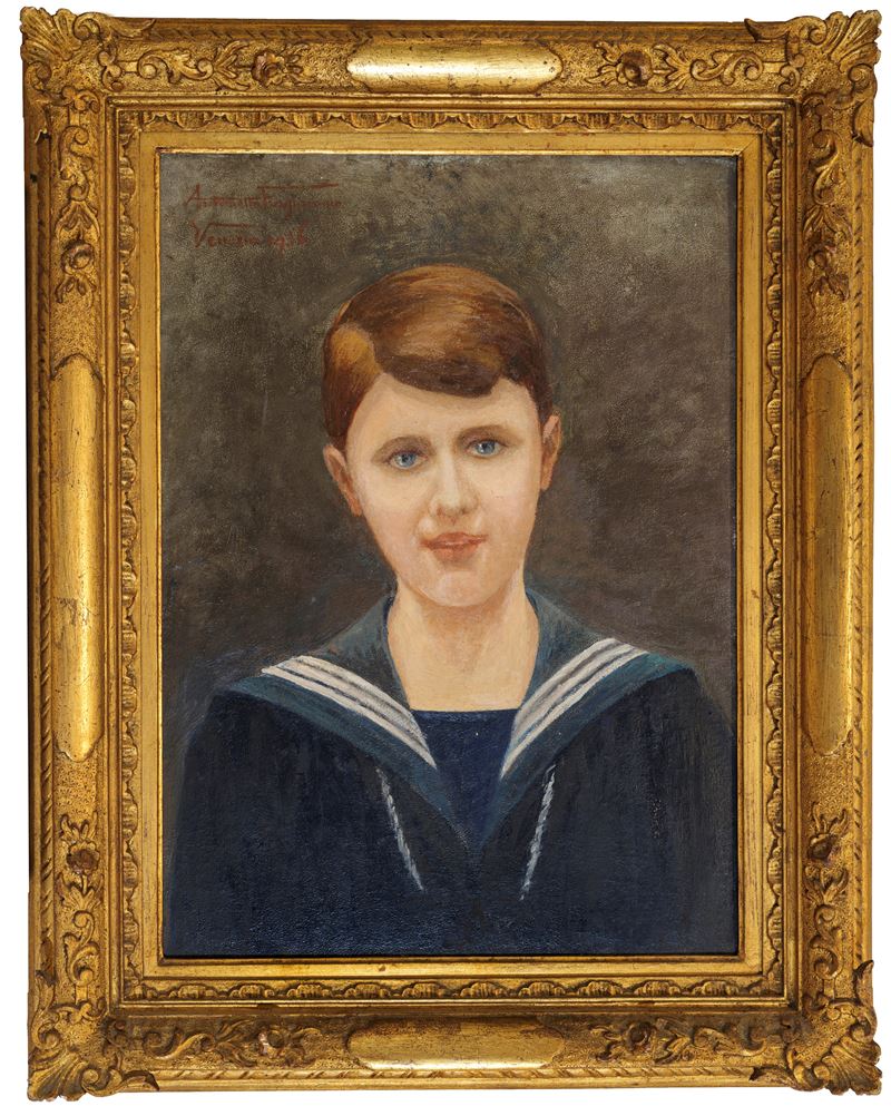 Antonietta Fragiacomo - Ritratto di Lisetta, olio su tela