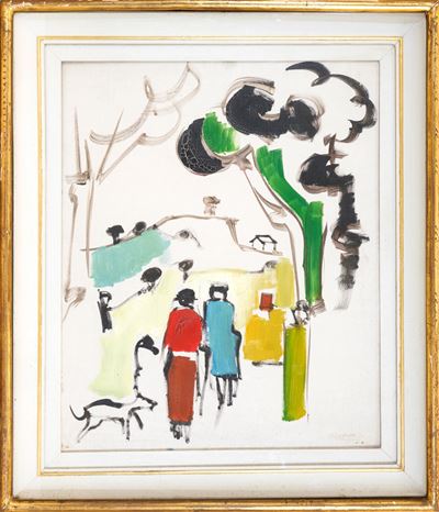 Figure, olio su tela
