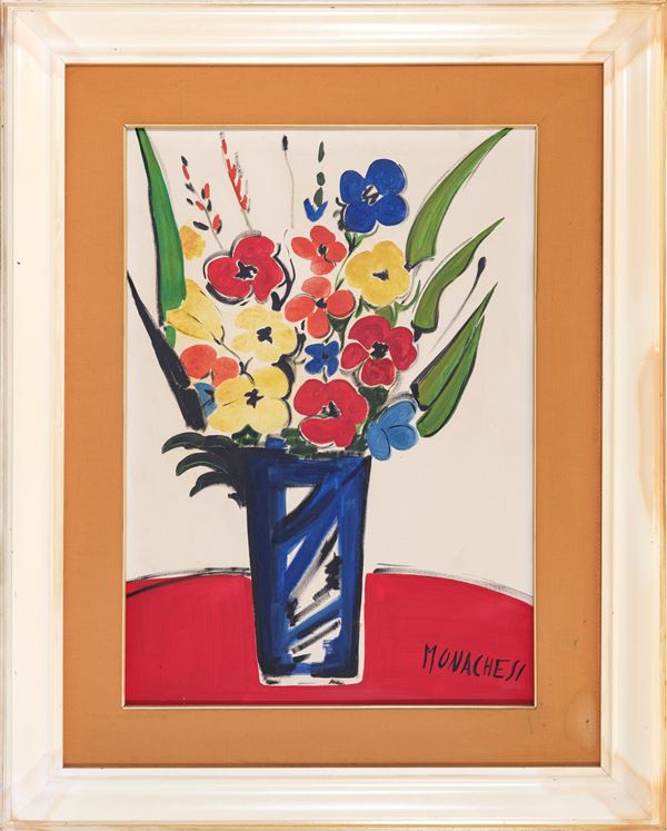 SANTE MONACHESI - Vase of flowers