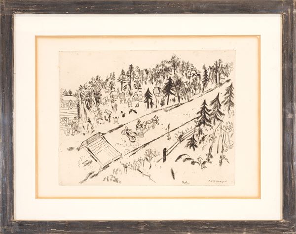 MARC CHAGALL - En chemin