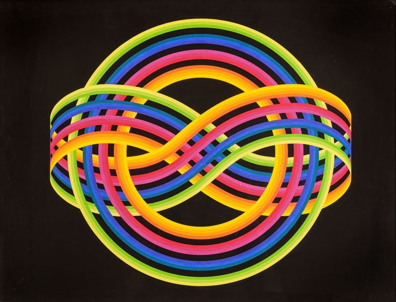 Variations 70, cercle et progression polychrome